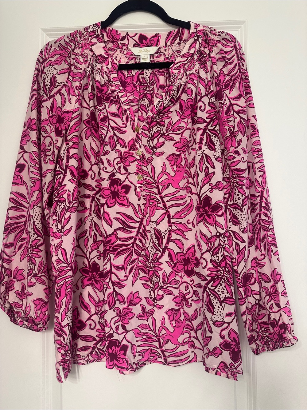 Lilly Pulitzer Elsa Top in Elderflower Blossom